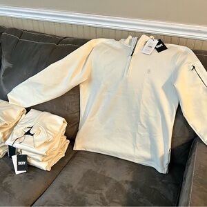 DKNY NWT Lot of 9 Pullover Sweatshirt Ivory Eggshell